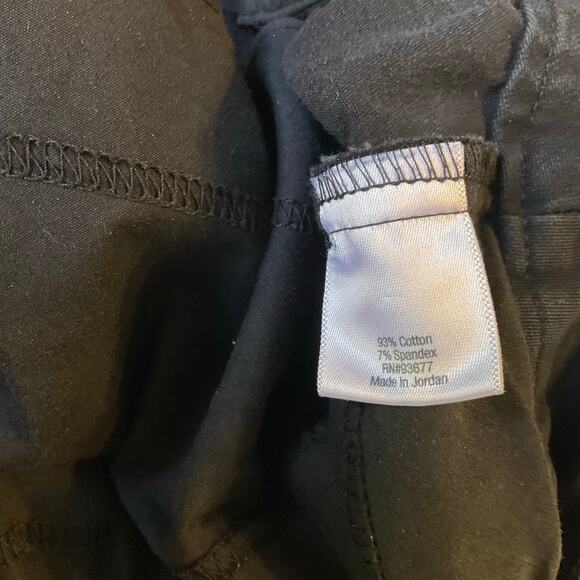 St. John's Bay Women Khaki Pants size 22W Black Straight Leg Mid Rise - Picture 10 of 11